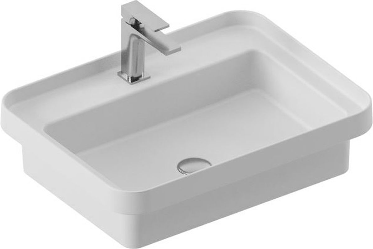 Art Ceram Fuori lavabo 60.5x45.5 cm rectangular empotrado blanco TFL03401;00