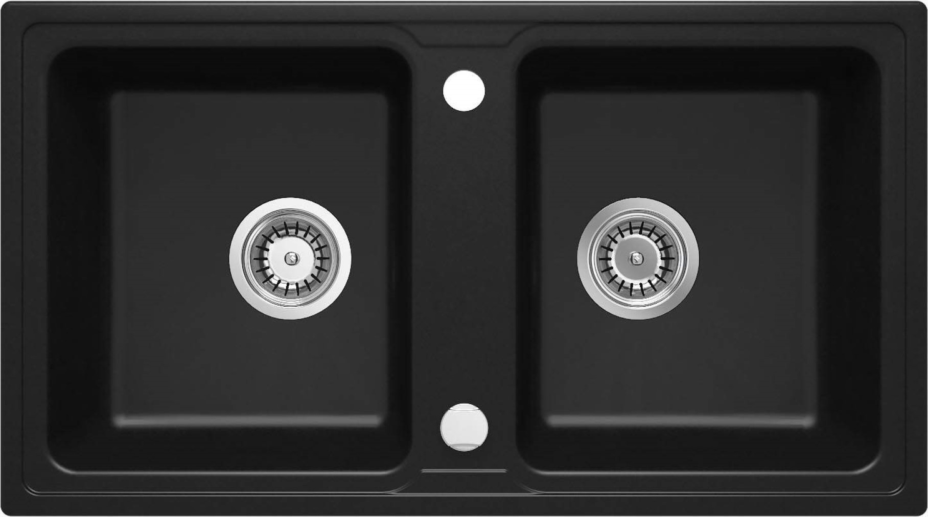 Deante Zorba fregadero de granito 78x43.5 cm negro ZQZ_N203
