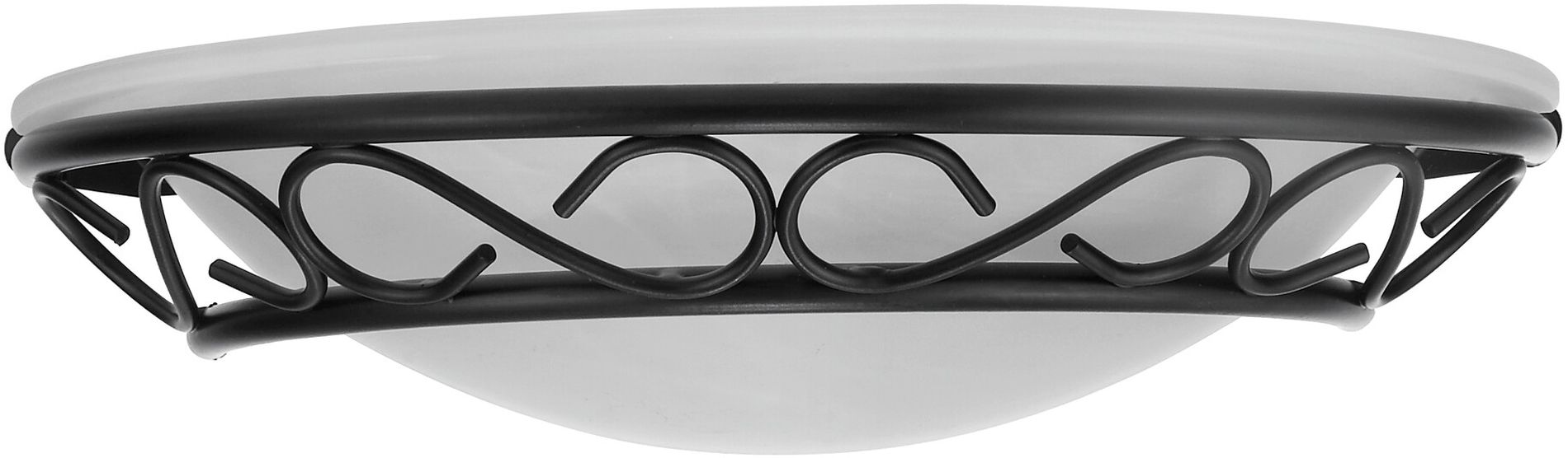 Rabalux Athen plafón 1x60 W blanco-negro 3721