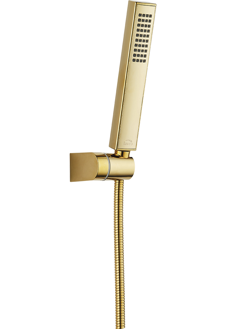 Laveo Pola conjunto de ducha a pared oro NAPG0AD
