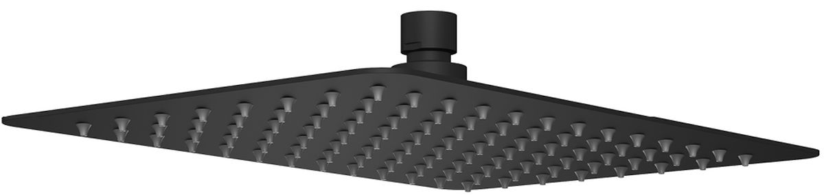 Excellent Slim ducha con efecto lluvia 30x20 cm rectangular negro AREX.3062BL
