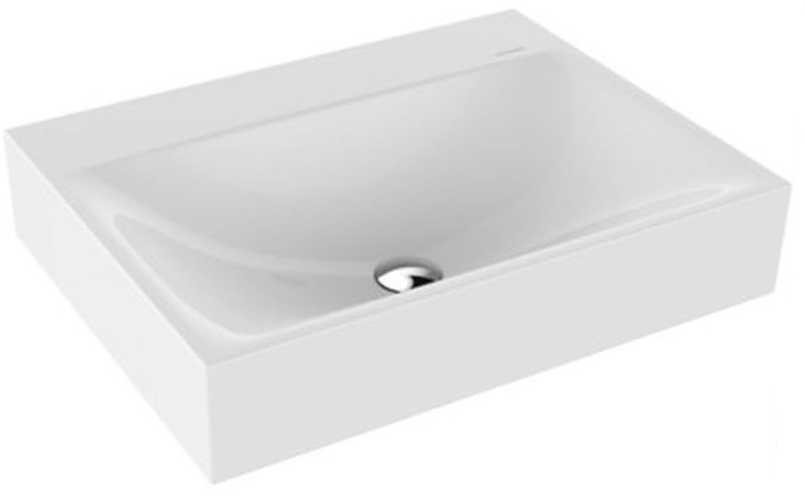 Kaldewei Silenio lavabo 60x46 cm rectangular clásico blanco 904306313001