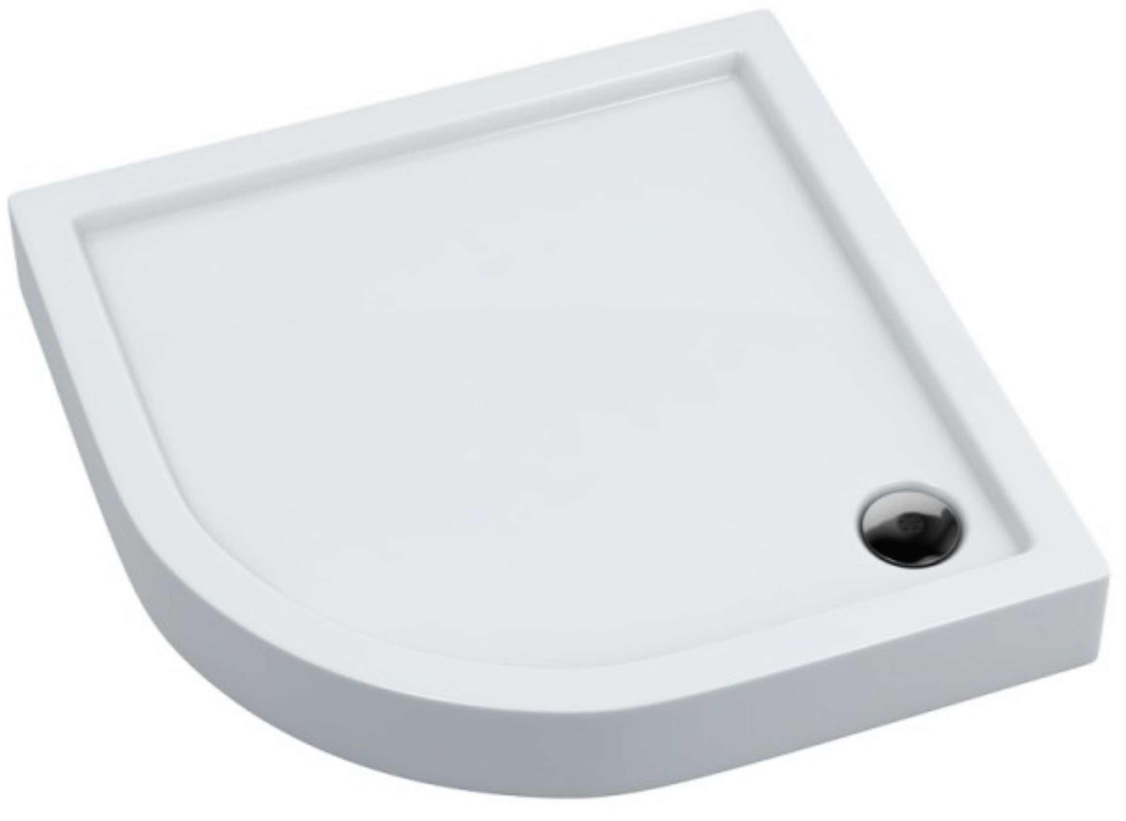 Schedpol Competia plato de ducha semicircular 100x100 cm blanco 3.0165