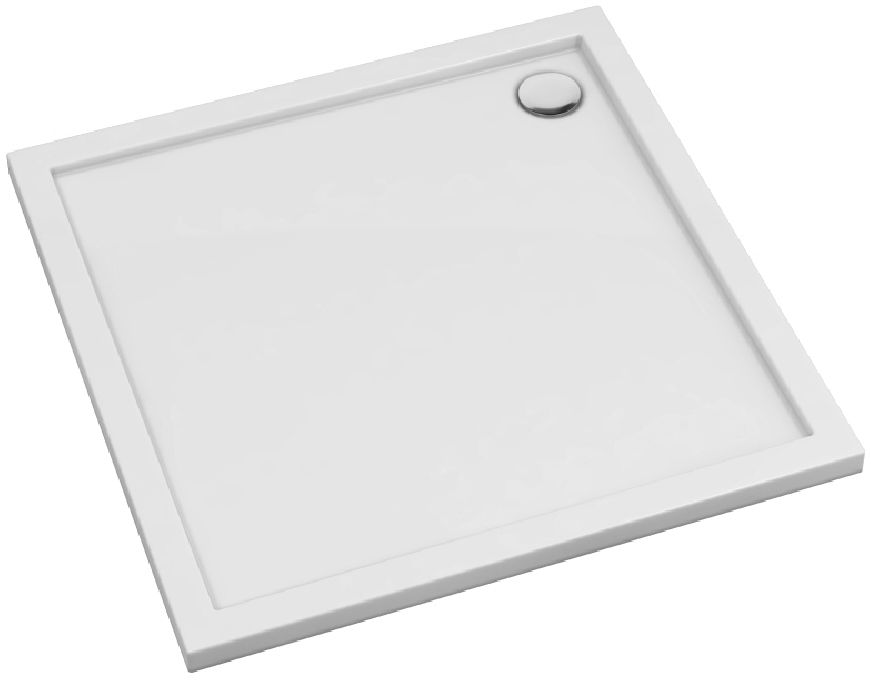 Schedpol Corrina New plato de ducha cuadrado 80x80 cm blanco 3.4330