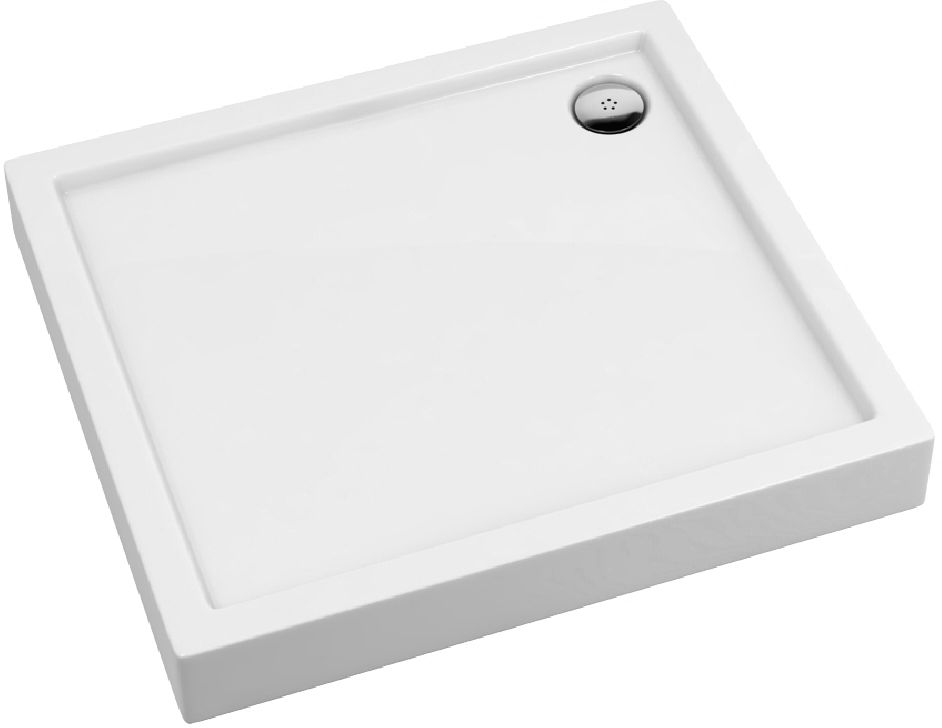 Schedpol Competia plato de ducha rectangular 80x70 cm blanco 3.01253