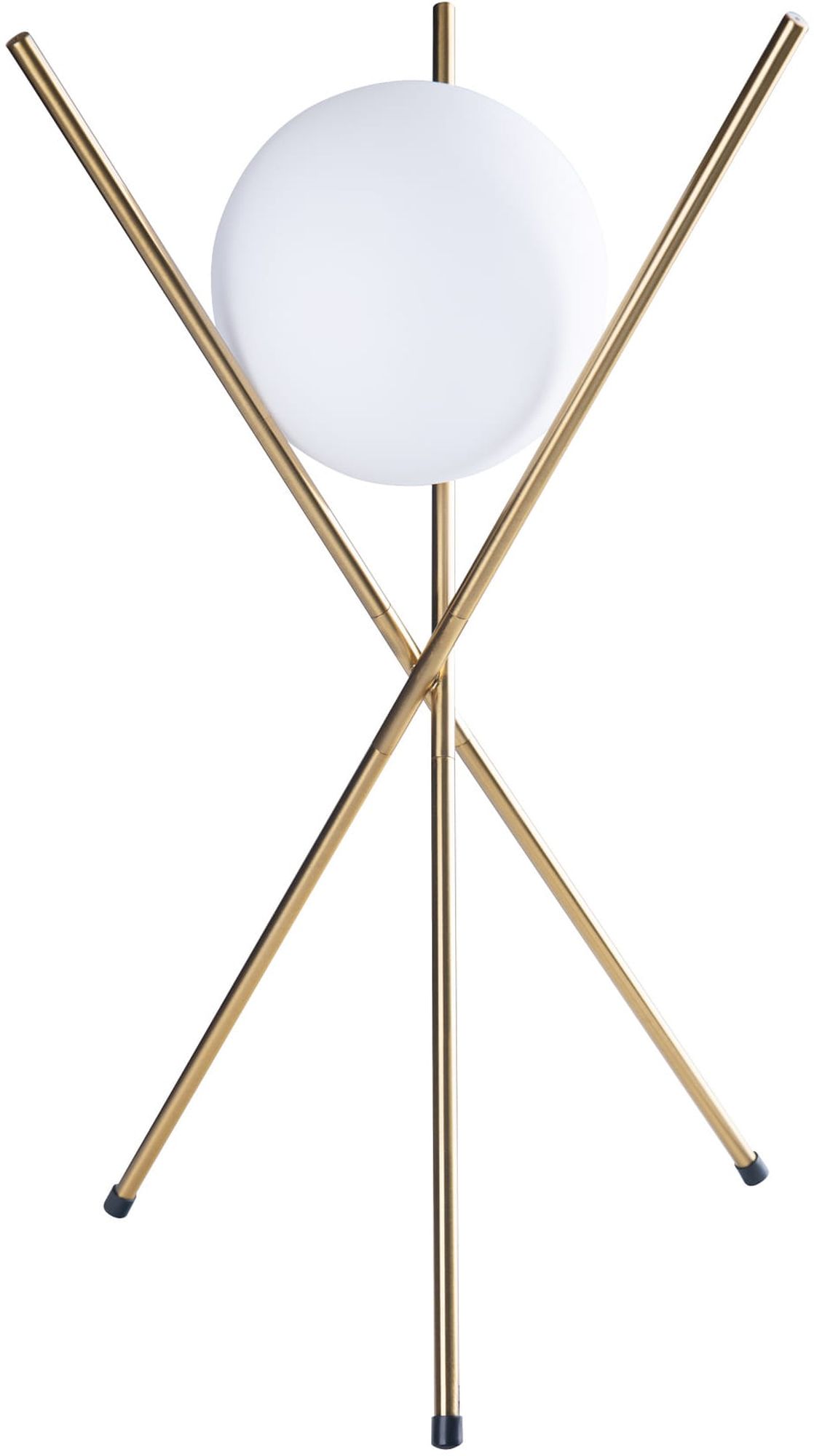 MaxLight Xena lámpara de sobremesa 1x60 W blanco-latón T0044