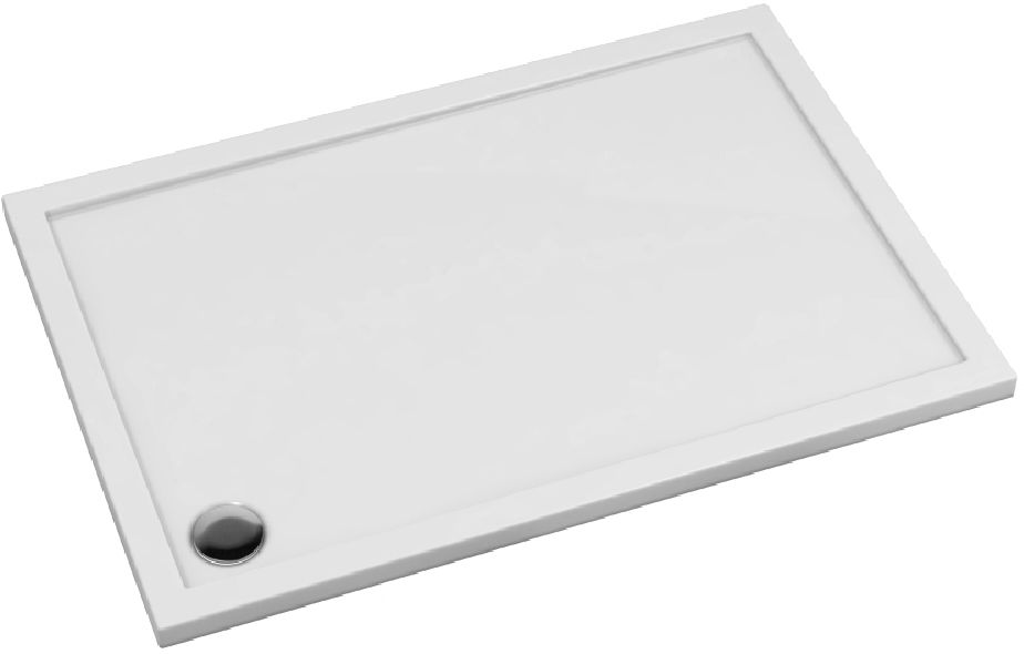Schedpol Corrina New plato de ducha rectangular 140x80 cm blanco 3.4340