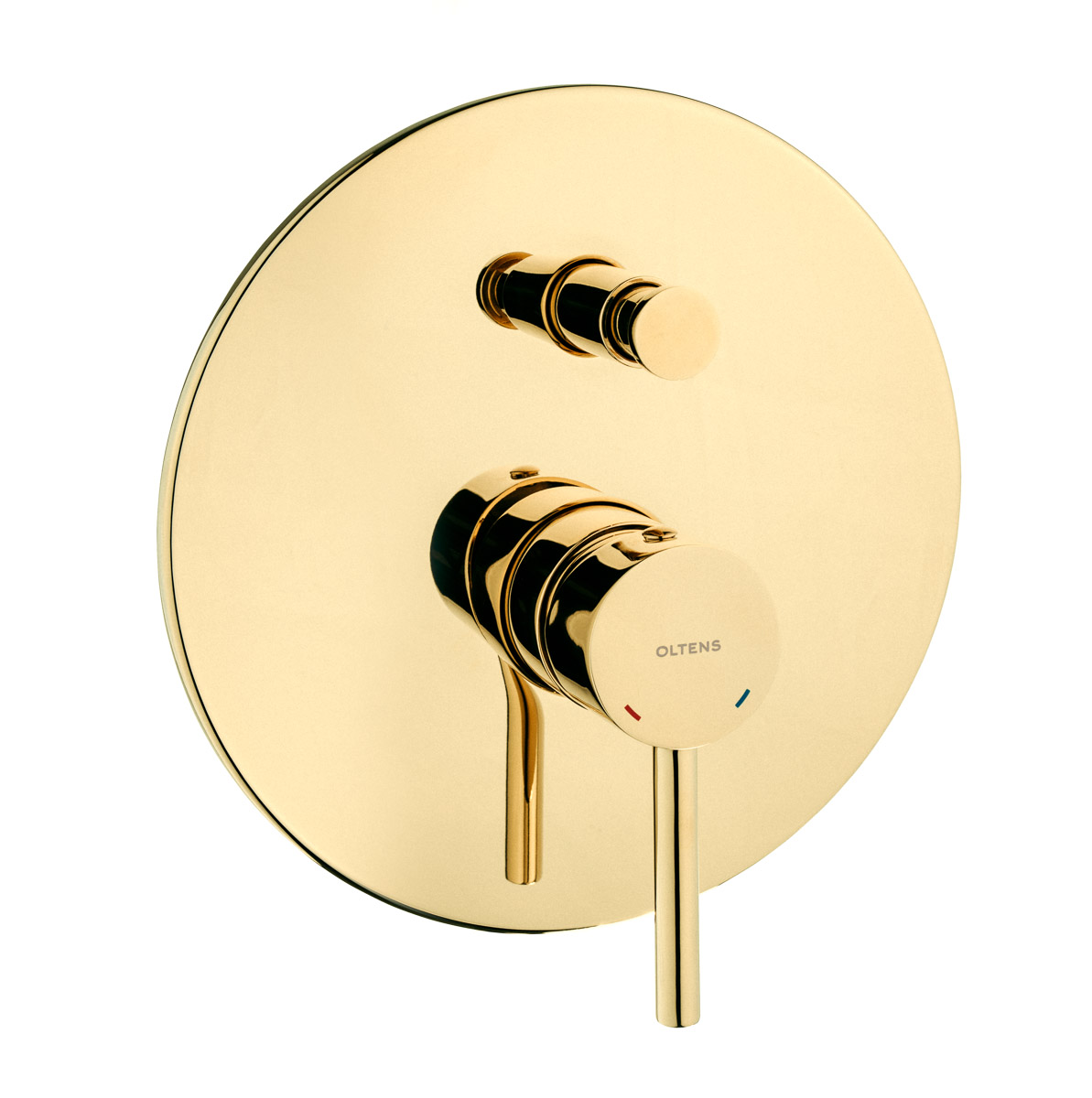 Oltens Molle grifo de bañera y ducha empotrado oro brillo 34100800