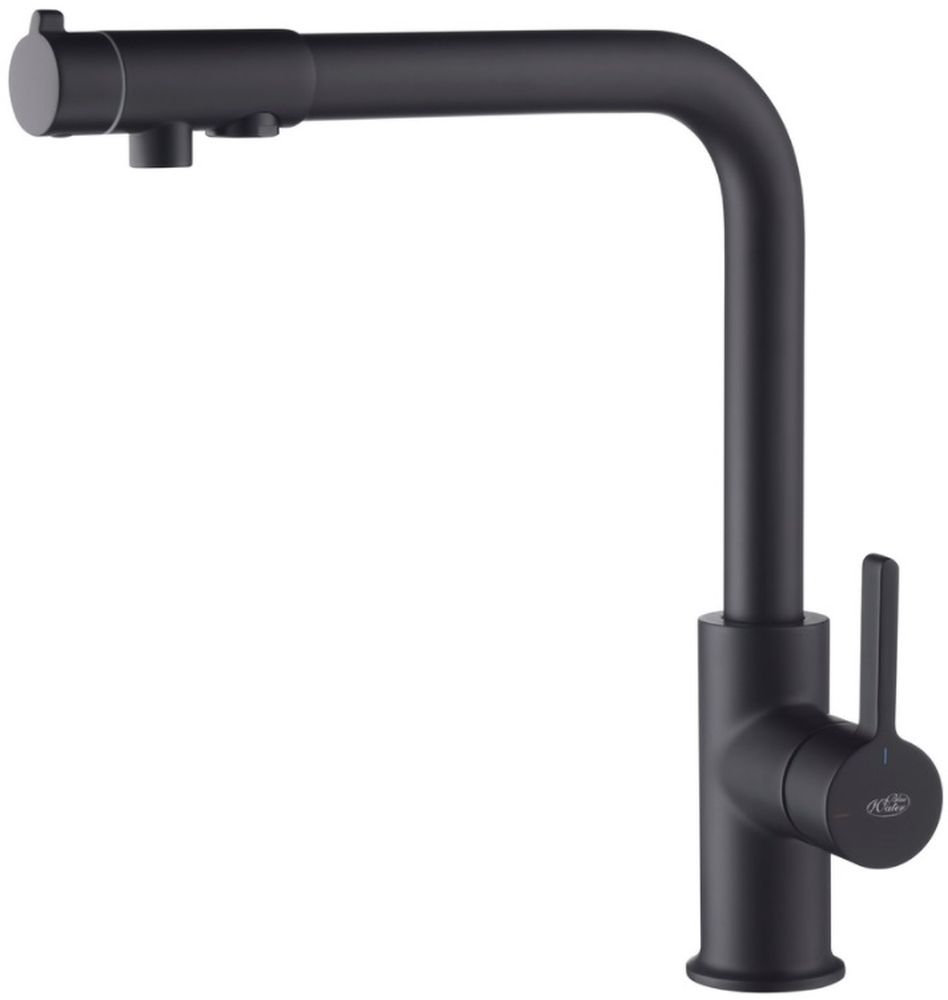 Blue Water Royal grifo de cocina de pie negro 5901730616286