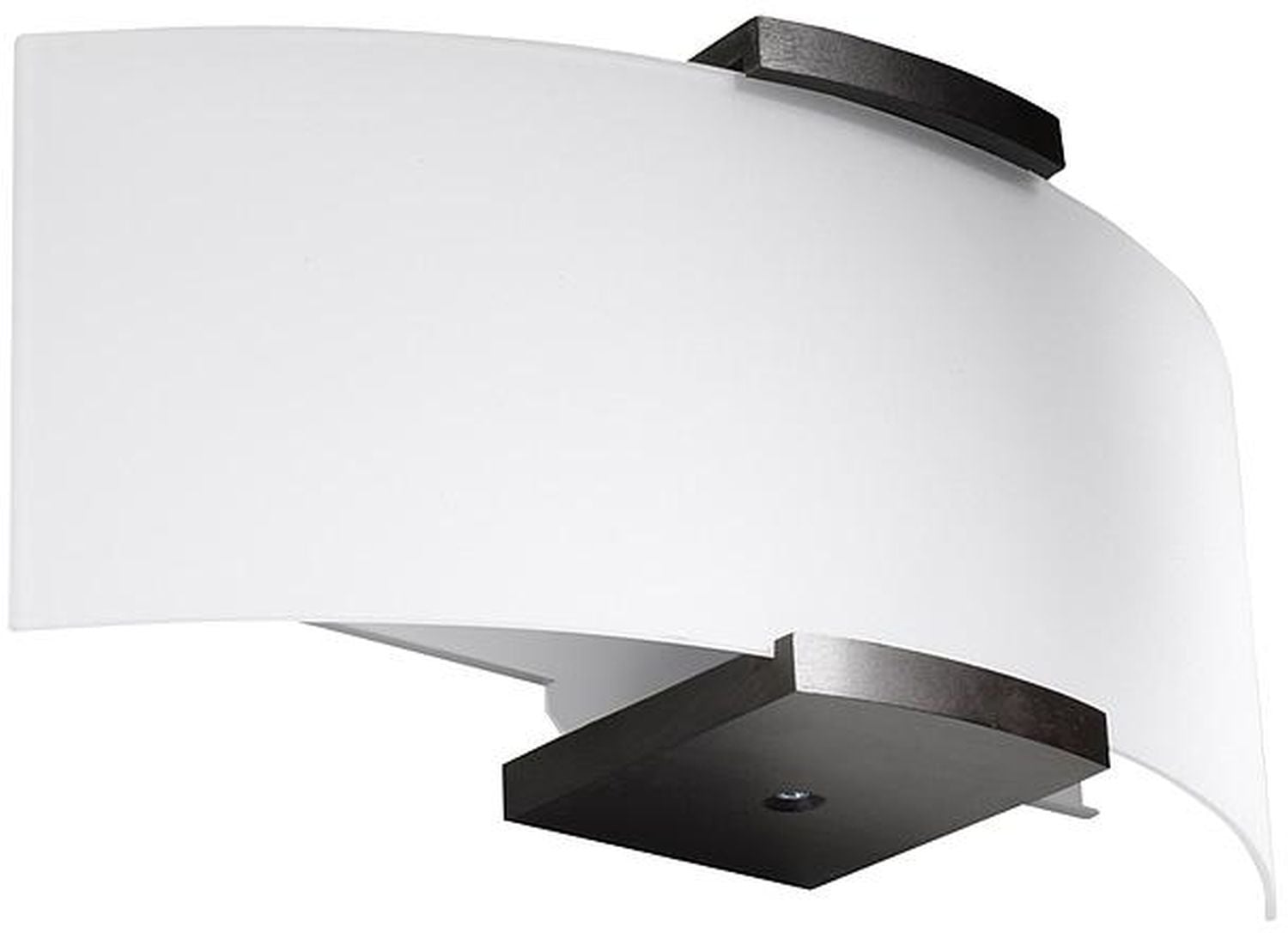 Sollux Lighting Emilio lámpara de pared 2x60 W blanco-wengué SL.0185