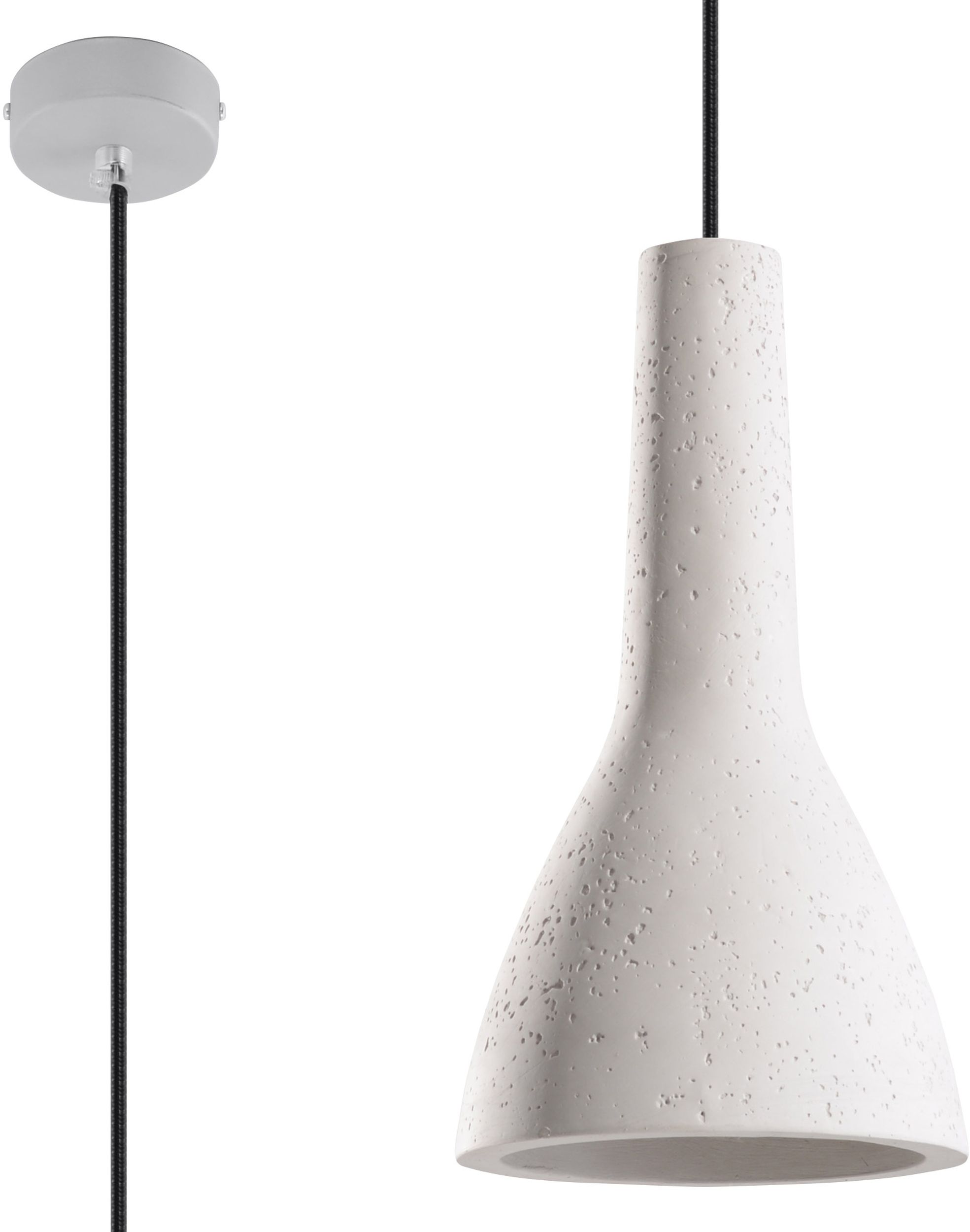Sollux Lighting Empoli lámpara colgante 1x60 W gris/gris ceniza SL.0280