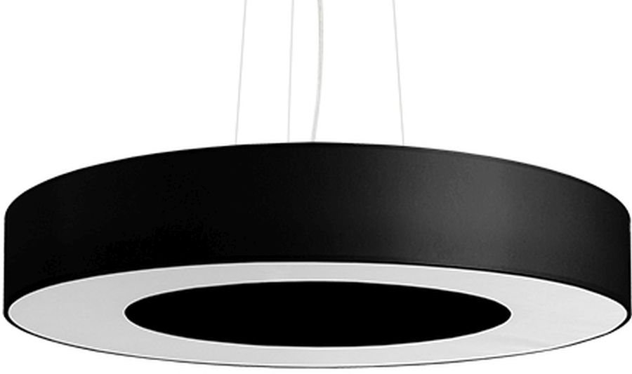 Sollux Lighting Saturno lámpara colgante 5x60 W blanco-negro SL.0750