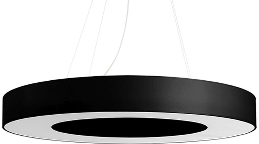 Sollux Lighting Saturno lámpara colgante 6x60 W blanco-negro SL.0754