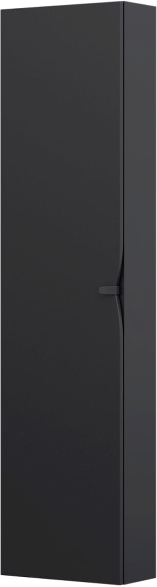 Oristo Siena armario 40x17x160 cm suspendido, lateral negro OR45-SB1D-40-8