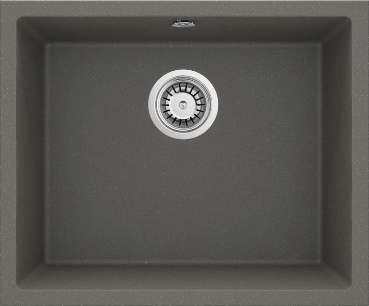 Deante Corda fregadero de granito 49x40 cm antracita ZQA_T10C