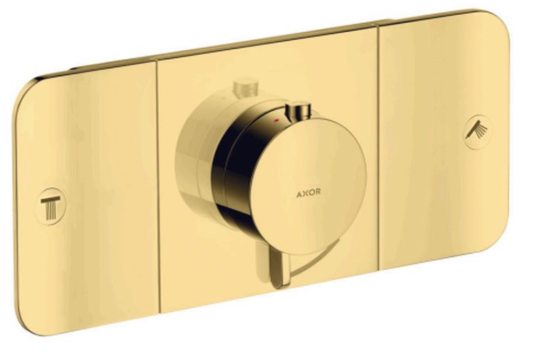 Axor One grifo de bañera y ducha empotrado con termostato oro 45712990