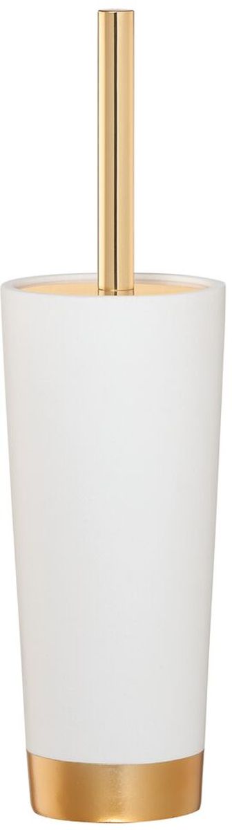 Sealskin Glossy escobilla de baño apoyado blanco-oro 362320549