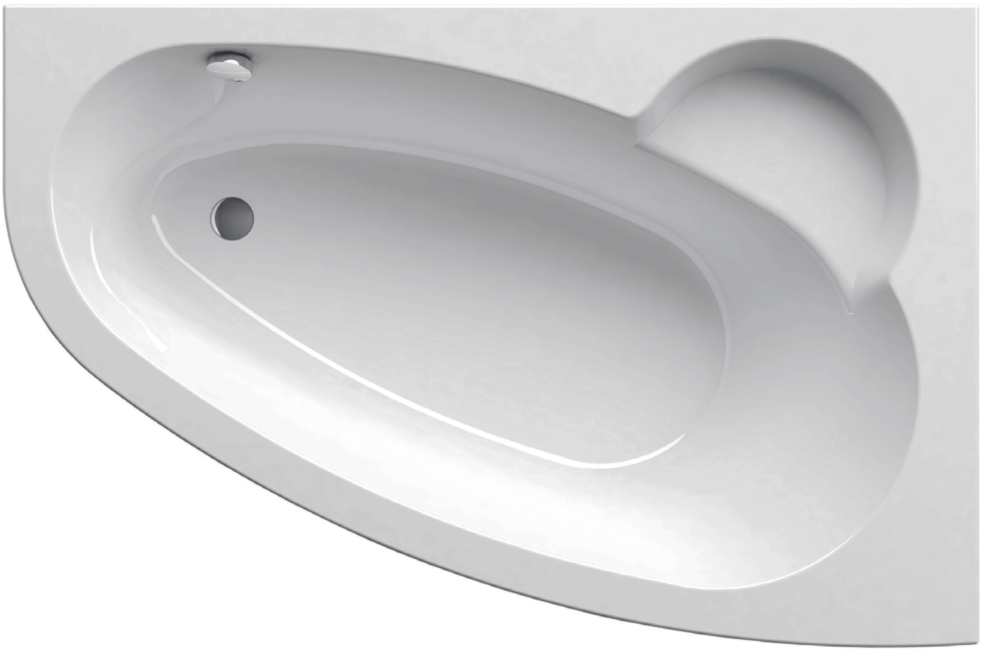 Ravak Asymmetric bañera de esquina 170x110 cm derecha blanco C491000000