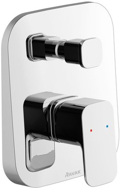 Ravak 10° grifo de bañera y ducha empotrado cromo X070134