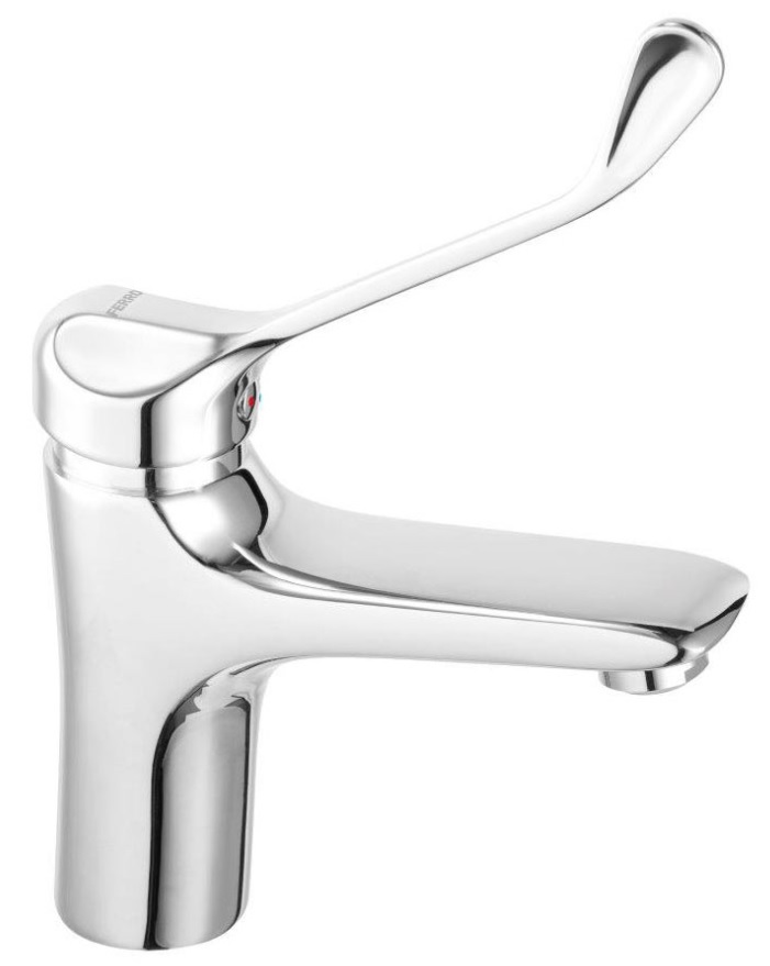 Ferro Tiga VerdeLine Medico grifo para lavabo de pie cromo BTGM2VL
