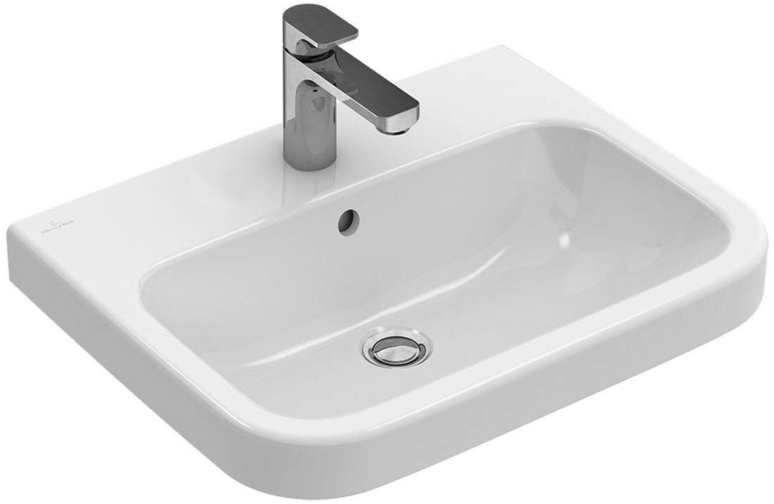 Villeroy & Boch Architectura lavabo 55x47 cm rectangular clásico blanco brillante 41885601