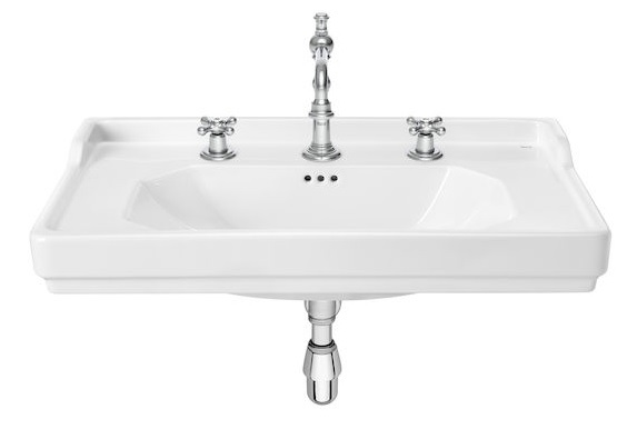 Roca Carmen lavabo 80x50 cm rectangular clásico blanco A3270A0003