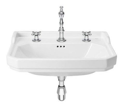 Roca Carmen lavabo 65x48 cm rectangular clásico blanco A3270A1003