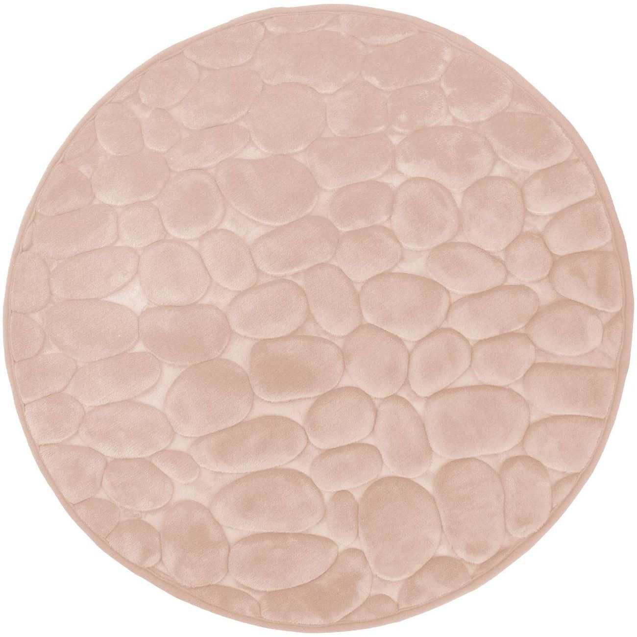 Duschy Bellarina alfombrilla para baño 60x60 cm circular rosa 767-84