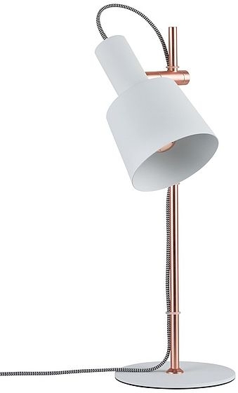 Paulmann Neordic lámpara para escritorio 1x20 W blanco-cobre 79658