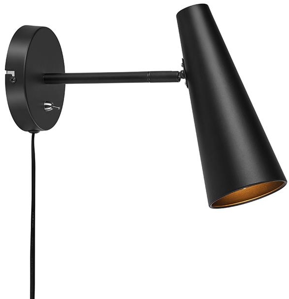 Markslöjd Peak lámpara de pared 1x40 W negro 107898