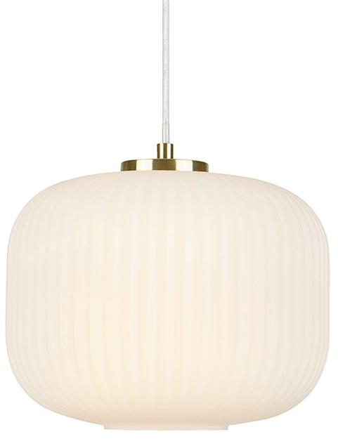 Markslöjd Sober lámpara colgante 1x20 W blanco-latón 107918