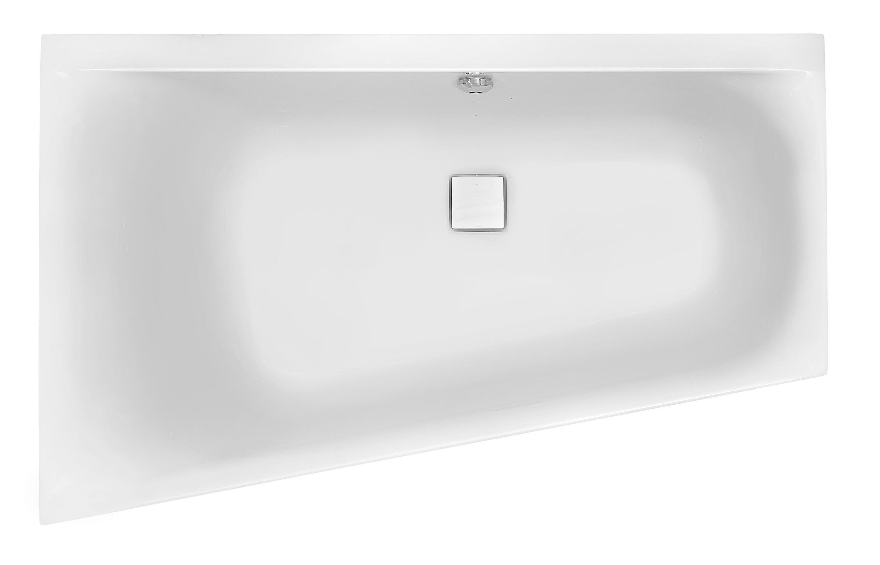 Hoesch Thasos bañera de esquina 175x110 cm izquierda blanco 3747.010