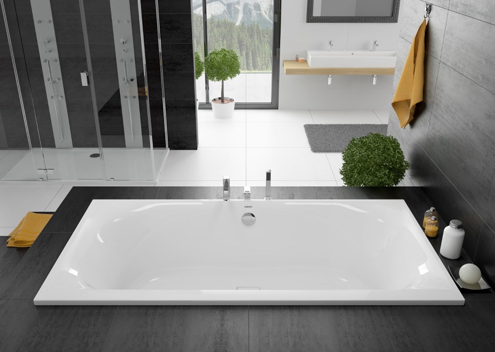 Hoesch Thasos bañera rectangular 200x100 cm blanco 3742.010