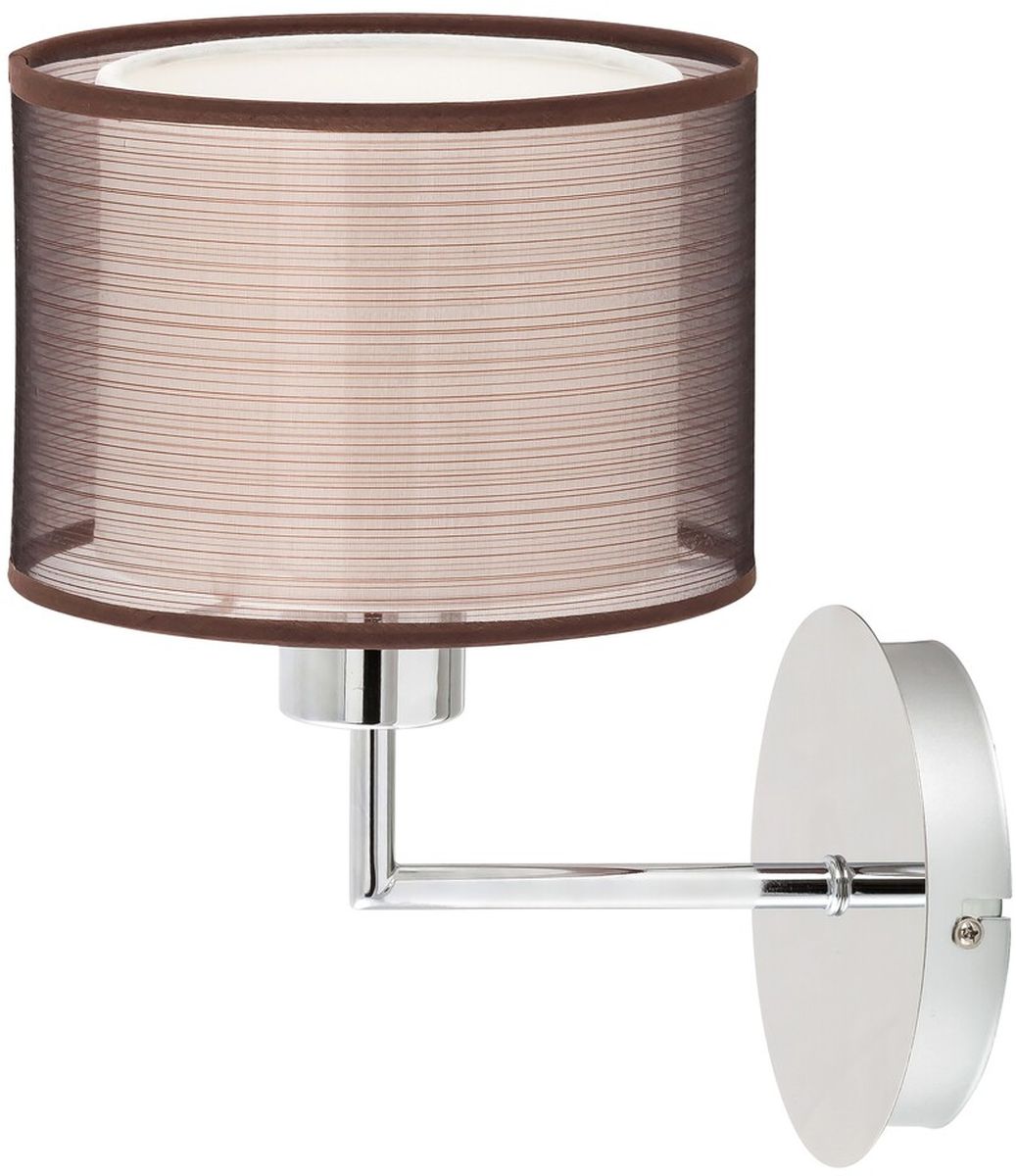 Rabalux Anastasia lámpara de pared 1x60 W cromo-marrón 2628