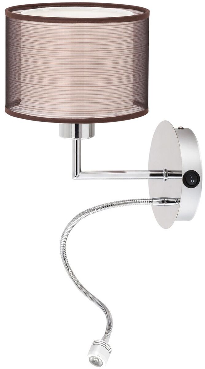Rabalux Anastasia lámpara de pared 2x W cromo-marrón 2629