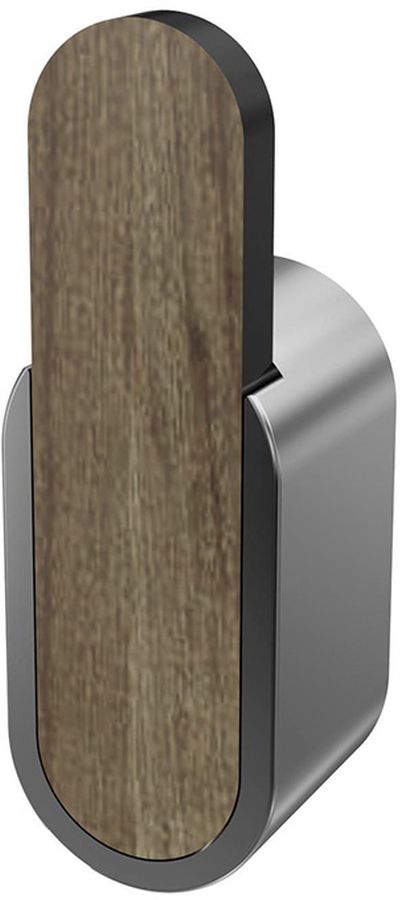 BISK Bergen toallero cromo-madera 07062
