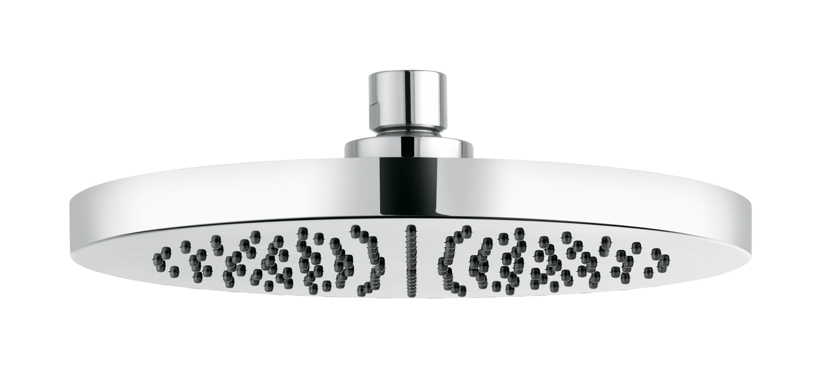 Kludi A-QA ducha con efecto lluvia 24.5x24.5 cm circular cromo 6652105-00
