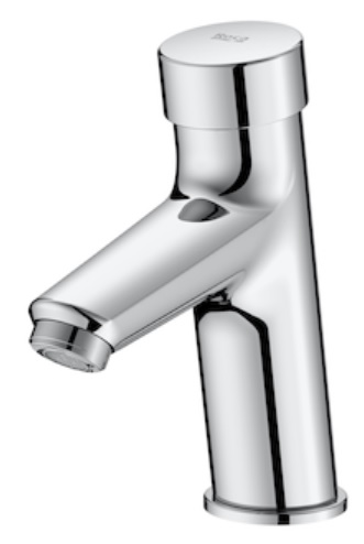 Roca Fluent grifo de lavabo de pie pulsador cromo A5A4B24C00