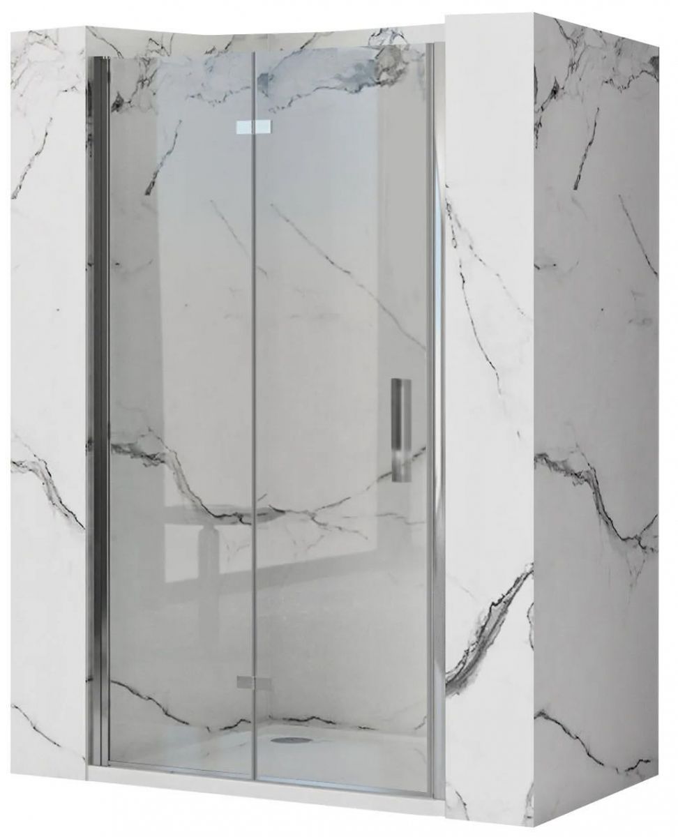 Rea Molier puerta de ducha 90 cm plegable cromo brillante/vidrio transparente REA-K8539