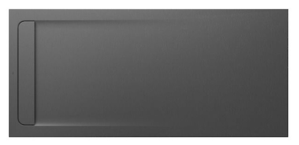 Roca Aquos plato de ducha rectangular con sifón 200x90 cm gris AP6017D038401200