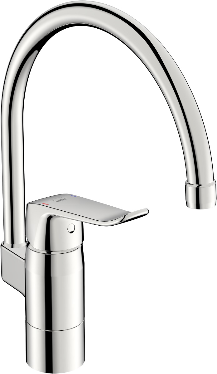 Oras Care grifo de cocina de pie cromo 5738F