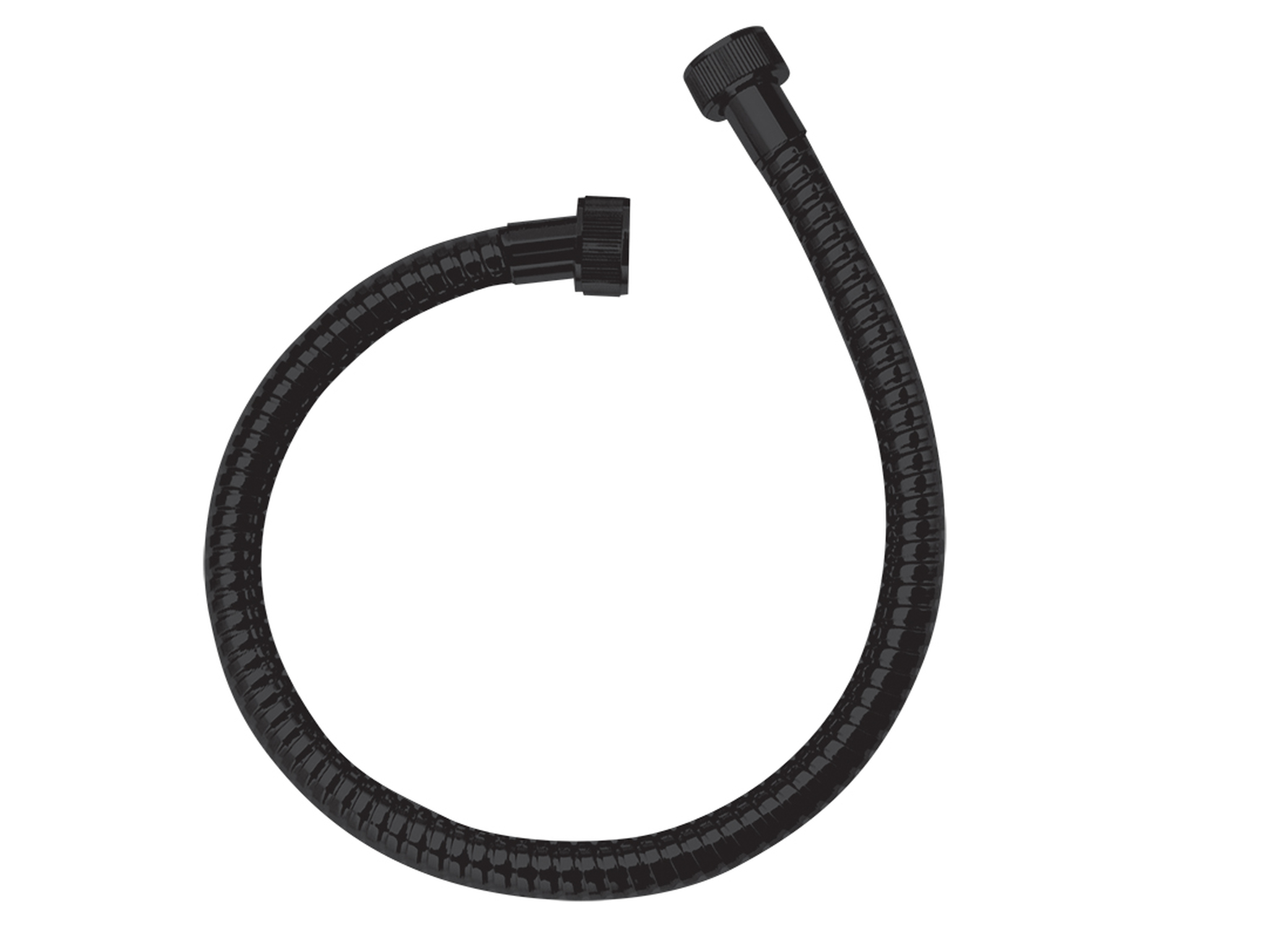 Laveo Arno manguera para grifo 70 cm negro CRA7PTD