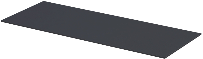 Oristo Uni encimera sobre armario 119.6x45.9 cm negro OR00-BU-120-8