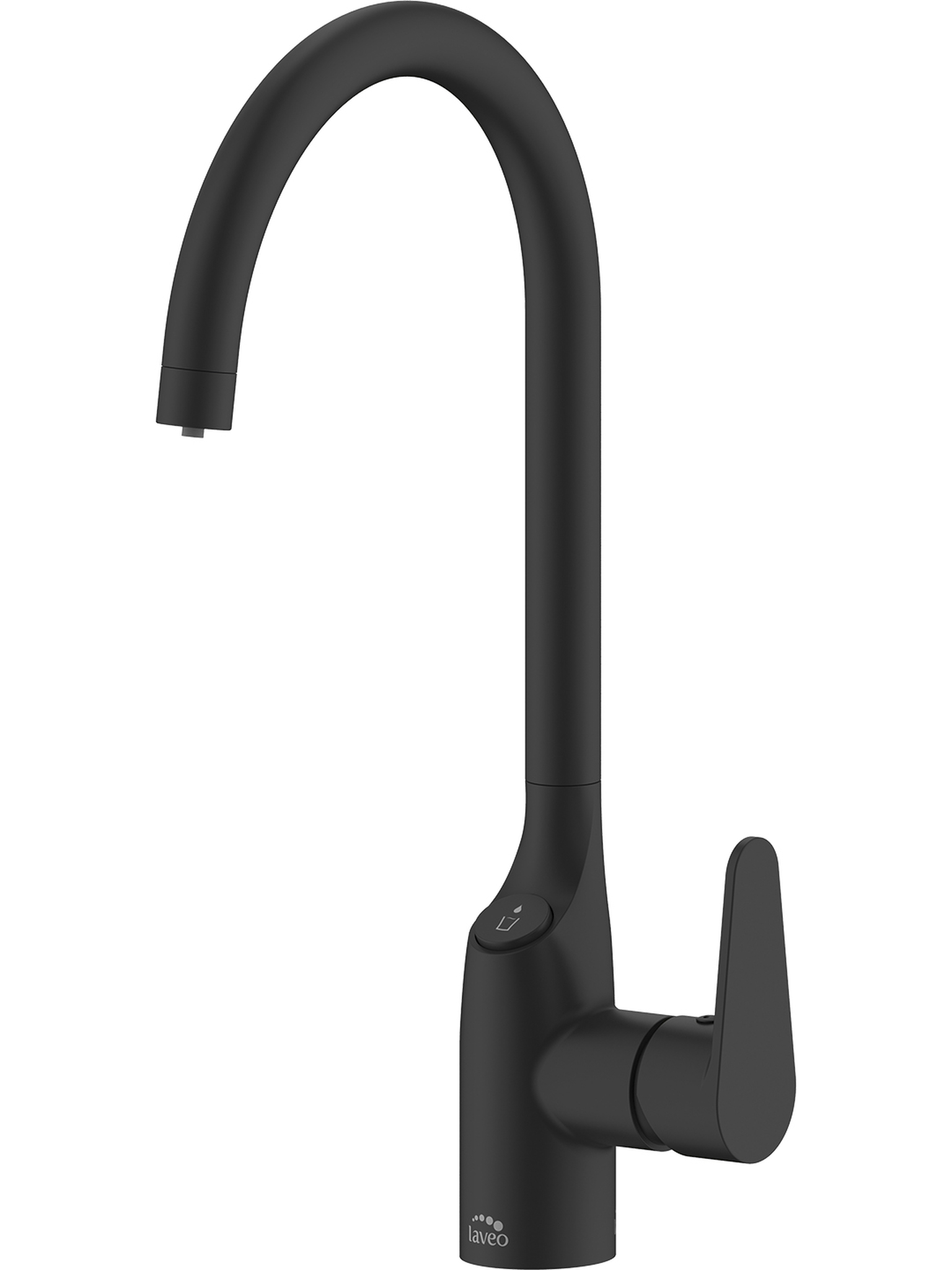 Laveo Claro grifo para filtro de agua de pie negro BAK798D