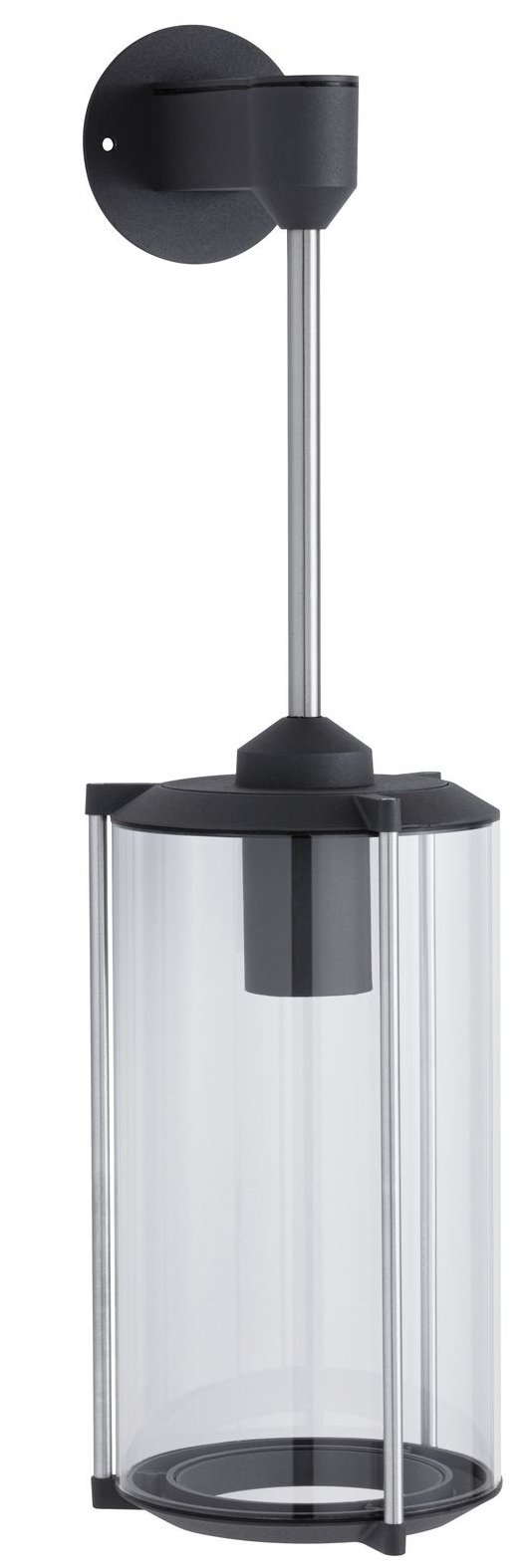 Paulmann Outdoor lámpara de pared para exteriores 1x60 W transparente-antracita 94281