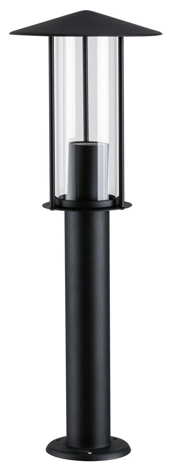 Paulmann Bollard Classic lámpara de pie para exteriores 1x15 W negro-transparente 94397