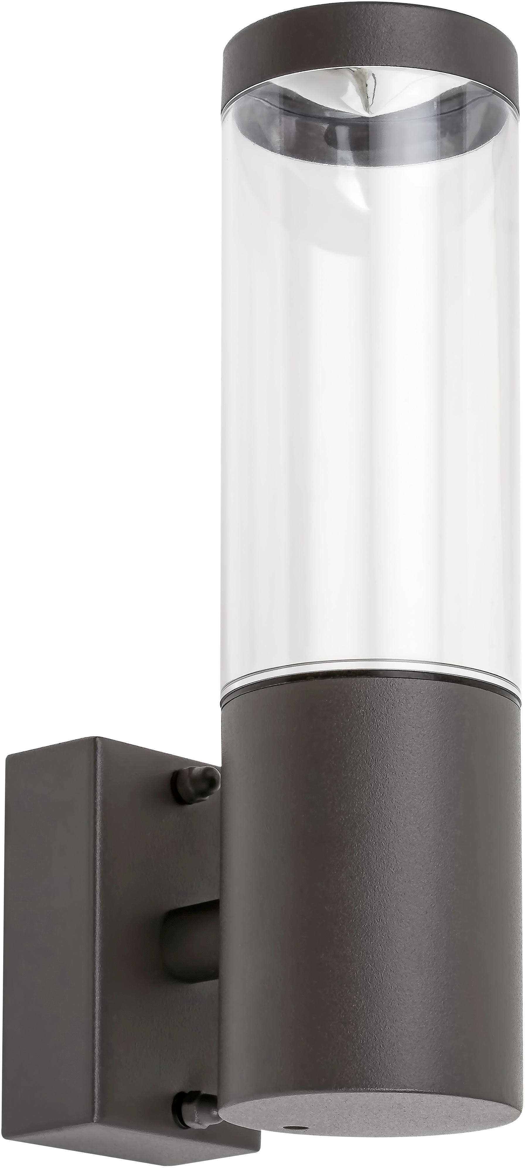 Rabalux Katowice lámpara de pared para exteriores 1x7 W transparente-antracita 7914