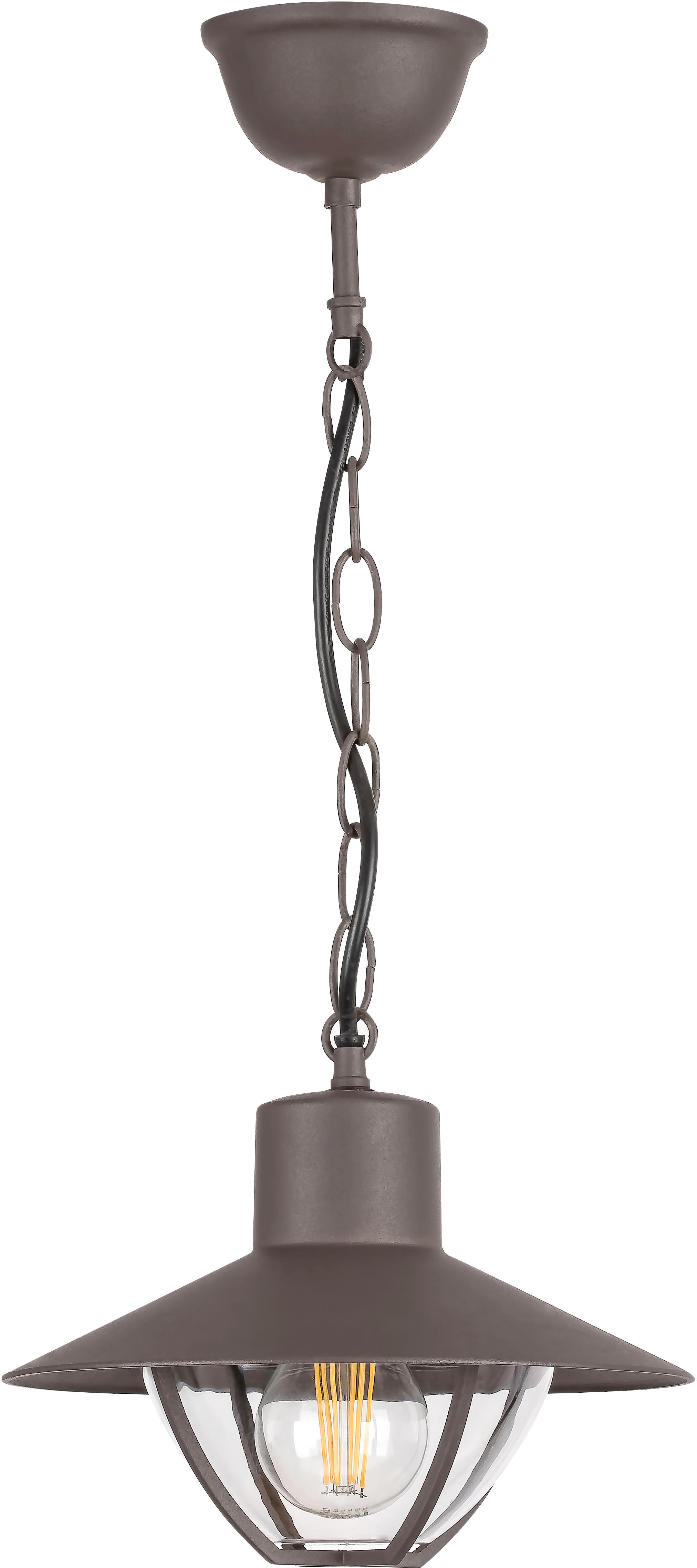 Rabalux Almada lámpara colgante para exterior 1x10 W transparente-marrón 7885