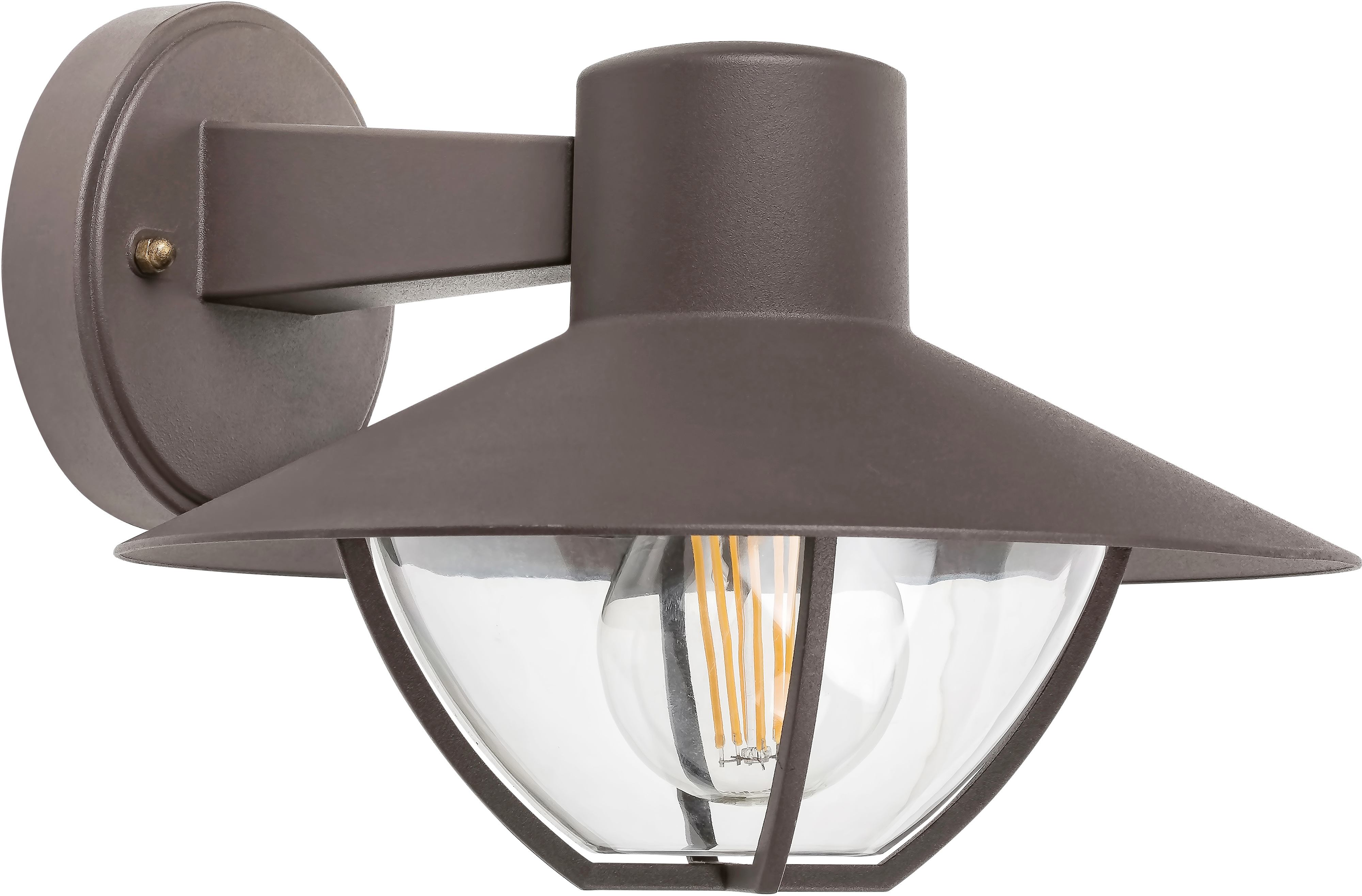 Rabalux Almada lámpara de pared para exteriores 1x10 W transparente-marrón 7884