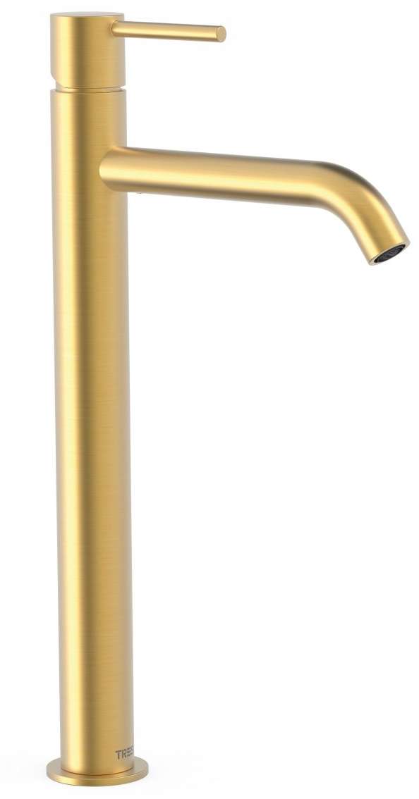 Tres Study Exclusive grifo para lavabo de pie oro 262.308.01.OM